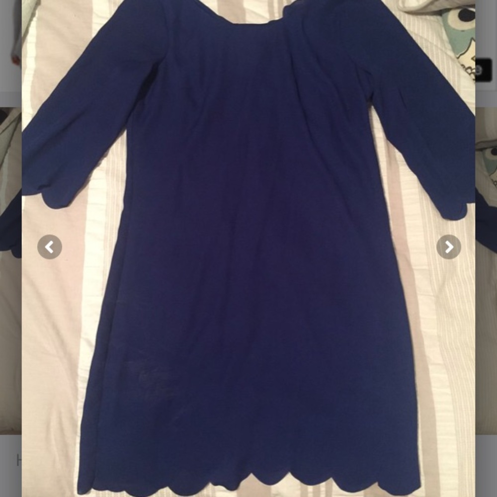 Blue Mid-sleeve mini